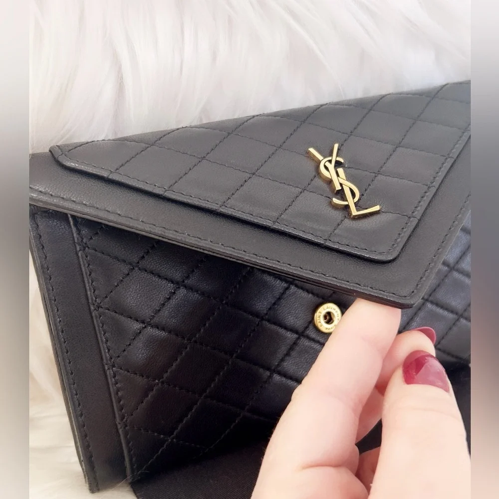 SAINT LAURENT PARIS Gabby Clutch SOLD - Picture 2 of 16